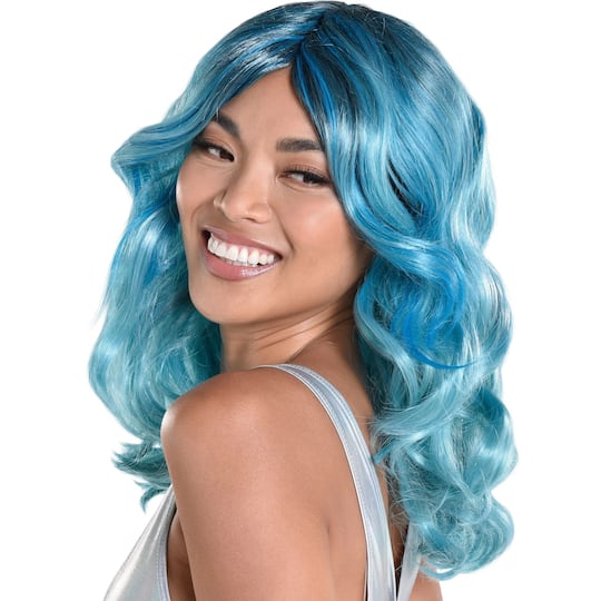 Adult Ombre Blue Wig